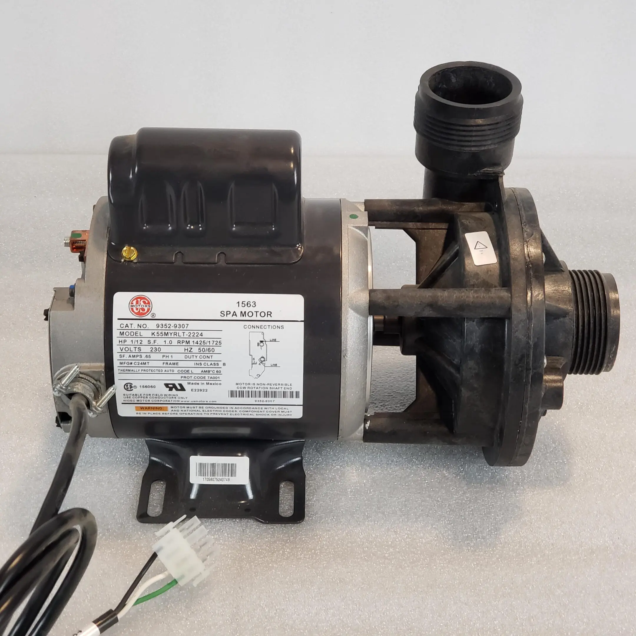 A pump that is sitting on the floor.