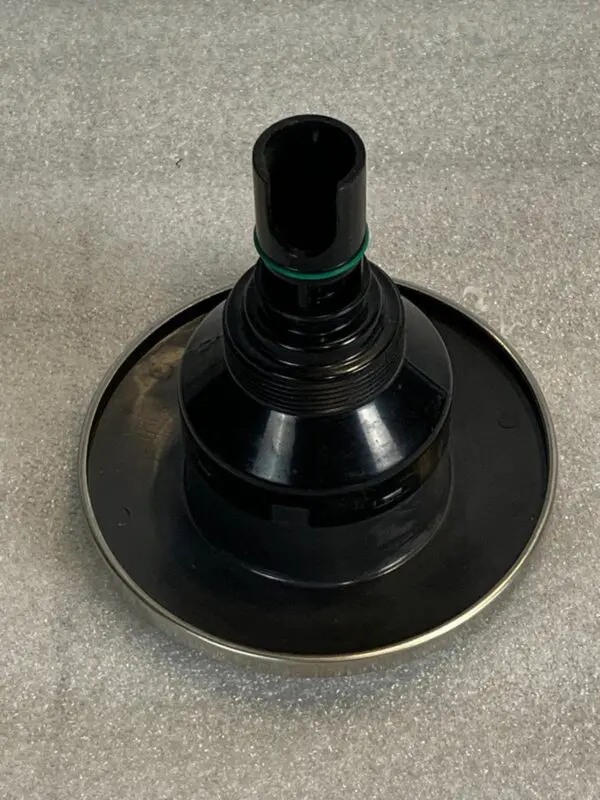 A black object sitting on top of a table.