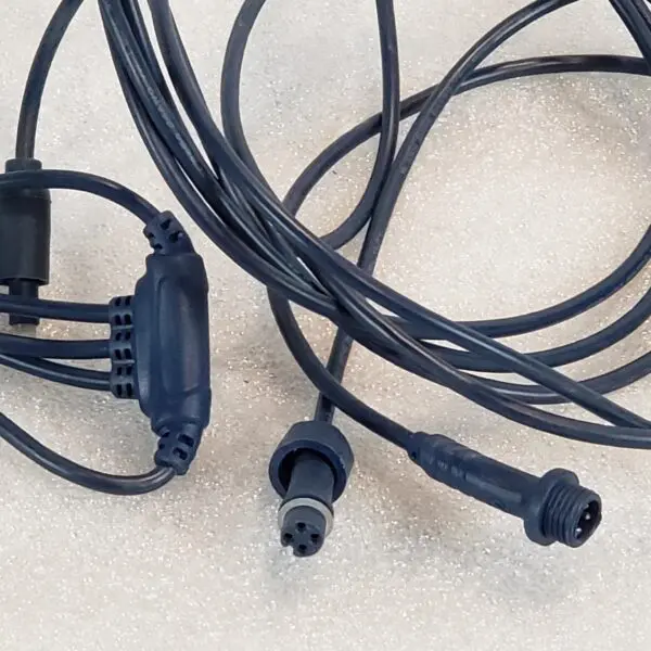 A bunch of wires that are connected to each other