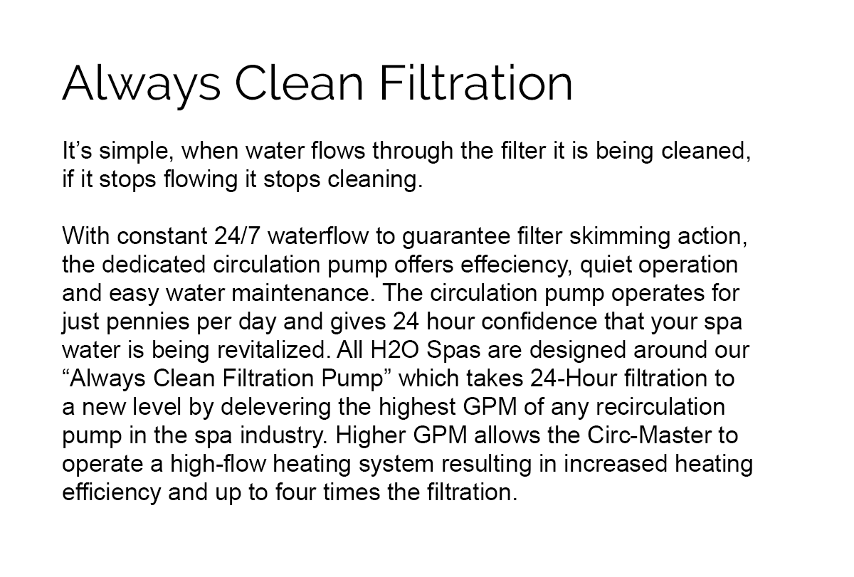 A picture of the information about water filtration.