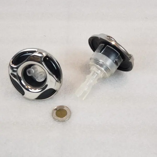 A close up of a bottle cap and its contents